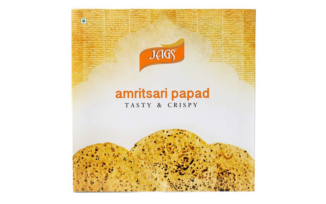 JAGS Amritsari Papad Tasty & Crispy   Box  250 grams